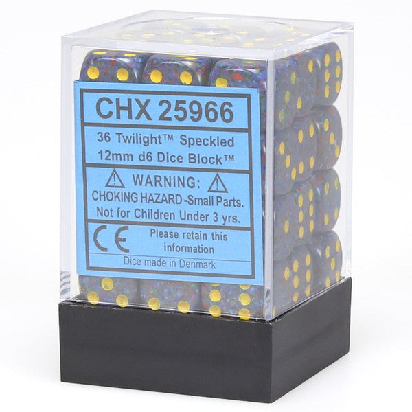 Speckled: 12mm D6 - Twilight (36)