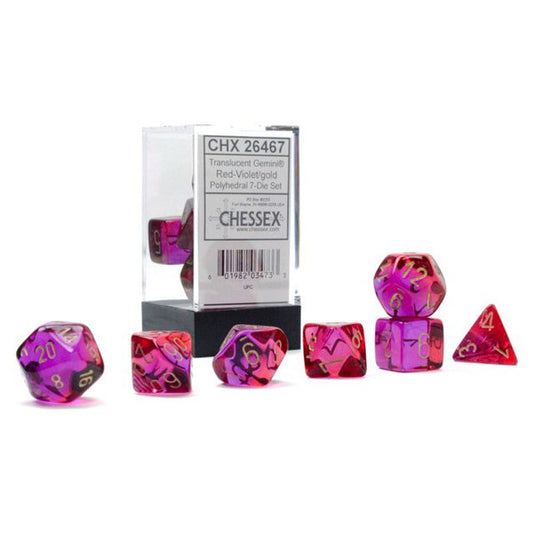 Gemini Translucent: Poly - Red-Violet/Gold (7)