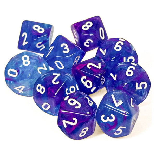 Nebula: D10 - Aura/White Luminary (10 dice)