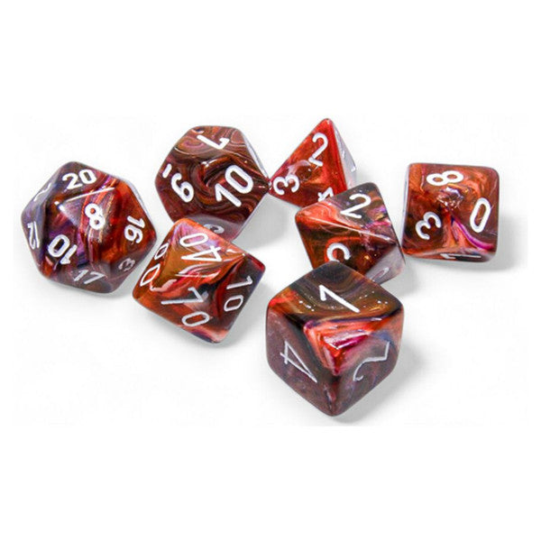 Festive: Poly - Symphony/White (7 dice)