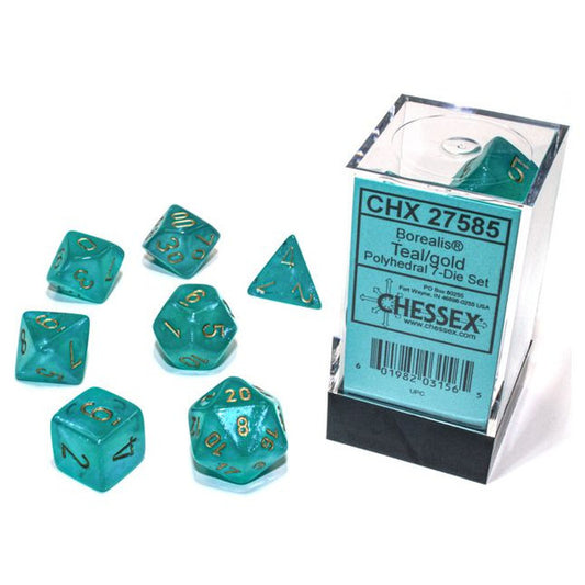 Borealis: Poly - Teal/Gold Luminary (7)