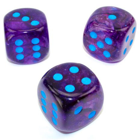 Nebula: 30 mm D6 - Nocturnal/Blue Luminary (1 die)