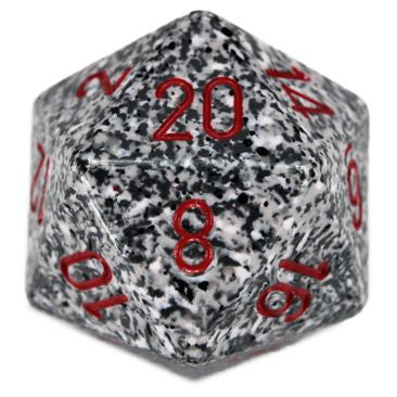 Speckled: 34 mm D20 - Granite (1 die)