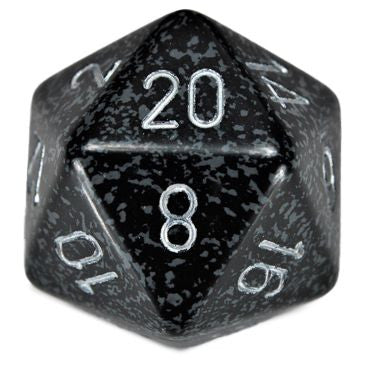 Speckled: 34 mm D20 - Ninja (1 die)