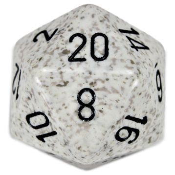 Speckled: 34 mm D20 - Arctic Camo (1 die)