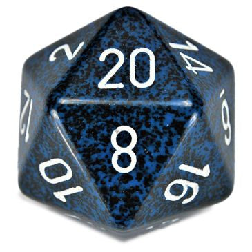 Speckled: 34 mm D20 - Stealth (1 die)