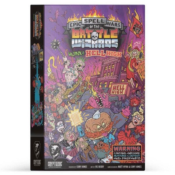 (BSG Certified USED) Epic Spell Wars of the Battle Wizards: #5: Hijinx at Hell High (stand alone or expansion)