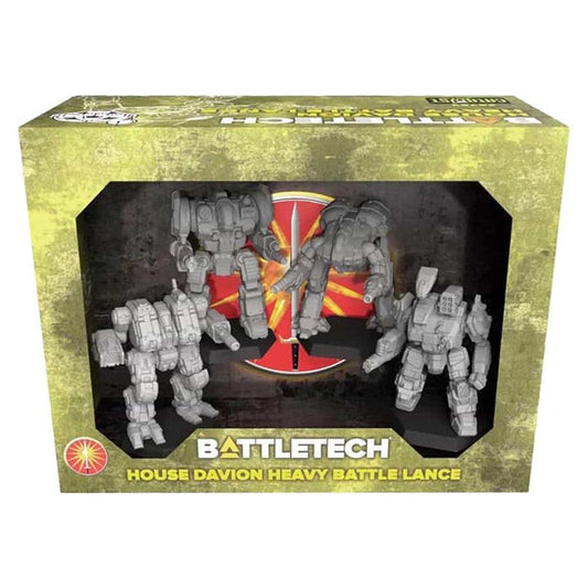 BattleTech - Miniature Force Pack: House Davion Heavy Cavalry Lance
