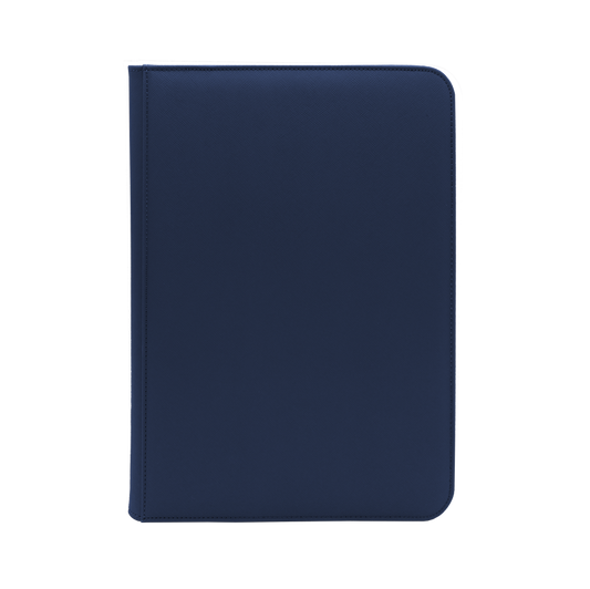 Dex Zipper Binder 9 - Dark Blue