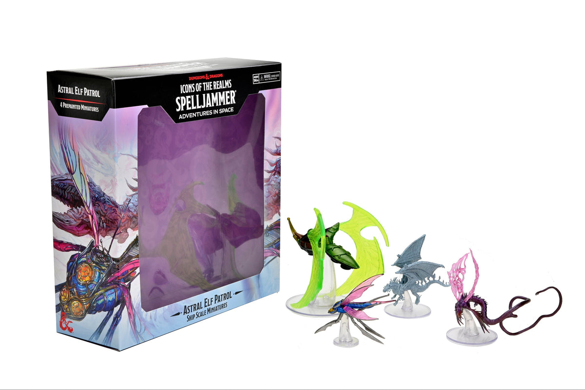 Icons of the Realms: Spelljammer: Ship Scale - Astral Elf Patrol