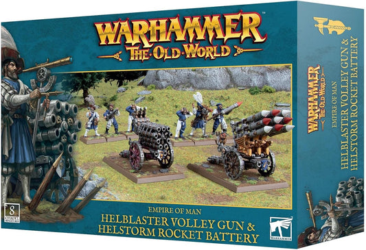 Warhammer: The Old World - Empire of Man: Helblaster Volley Gun & Helstorm Rocket Battery