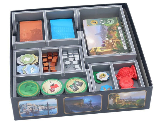 Folded Space Inserts - 7 Wonders: Duel v2 organizer