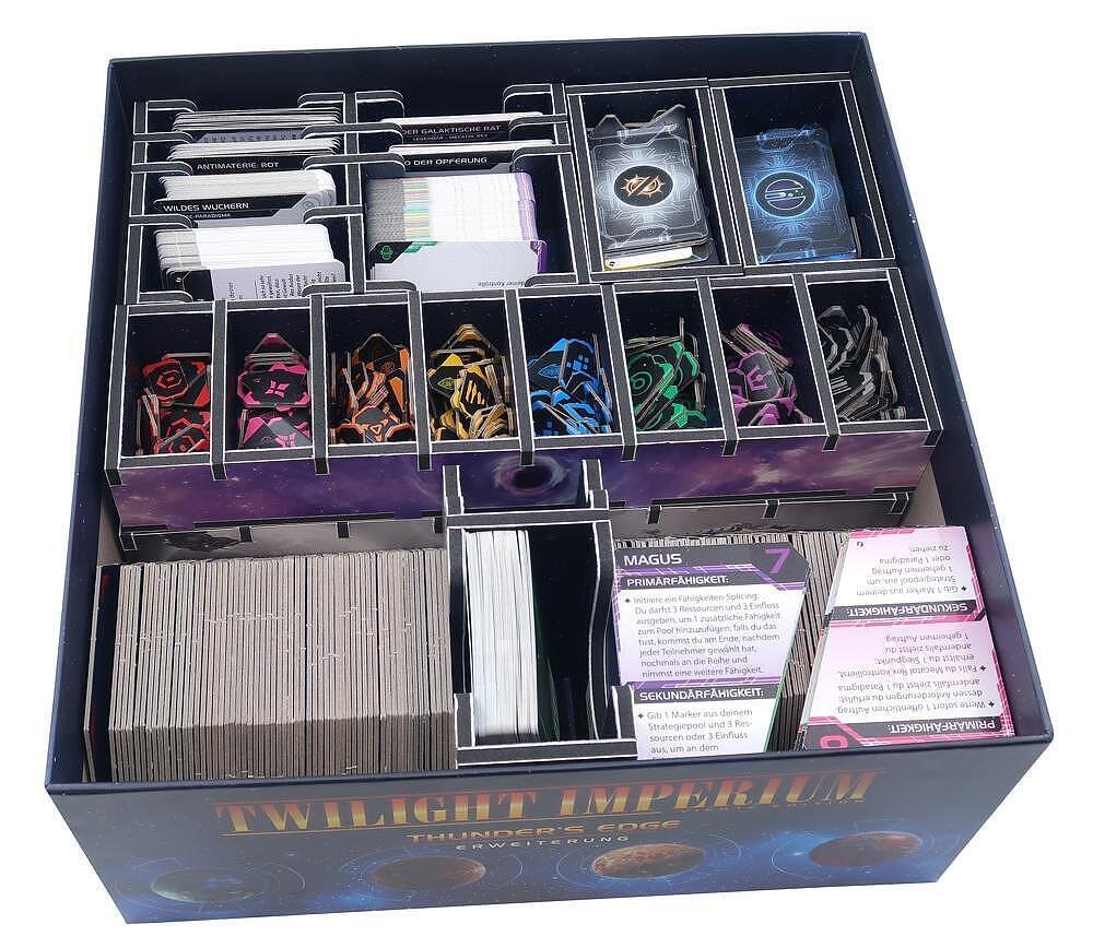 Folded Space Inserts - Twilight Imperium: Thunder's Edge organizer