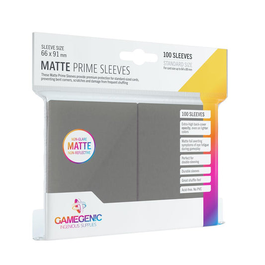Matte Prime Sleeves - Dark Gray