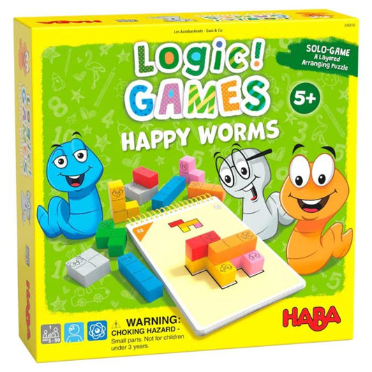 (BSG Certified USED) Logic Games: Happy Worms