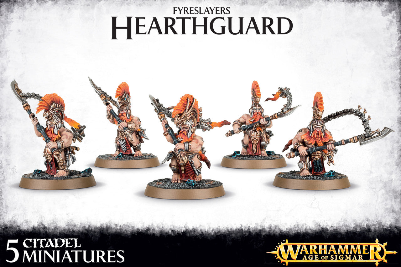 Warhammer: Age of Sigmar - Fyreslayers: Hearthguard Berzerkers/ Hearthguard