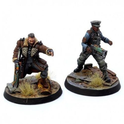 Fallout: Wasteland Warfare - Brotherhood of Steel: Elder Maxson and Capt. Kells