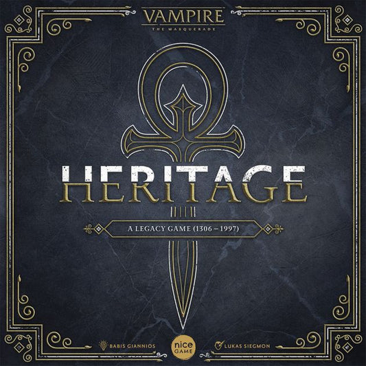 (BSG Certified USED) Vampire: Heritage, A Legacy Game 1306-1997 - Retail Gameplay Bundle