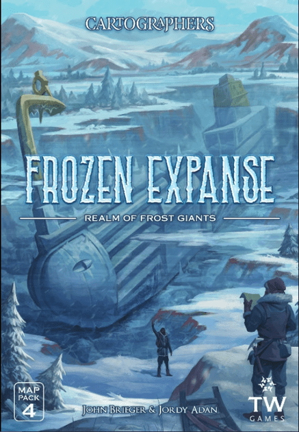 (BSG Certified USED) Cartographers: Heroes - Map Pack #4: Frozen Expanse, Realm of Frost Giants