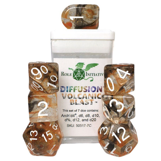 Diffusion Poly Dice - Volcanic Blast (7)
