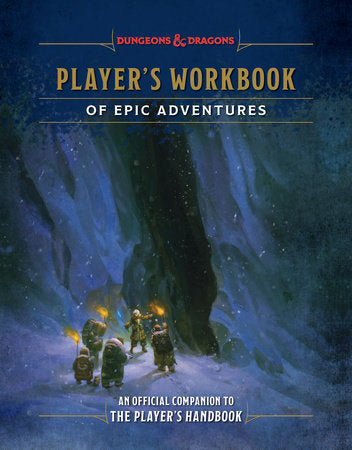 (BSG Certified USED) Dungeons & Dragons: 5th Edition - Player's Workbook of Epic Adventures: An Official Companion to The Player's Handbook