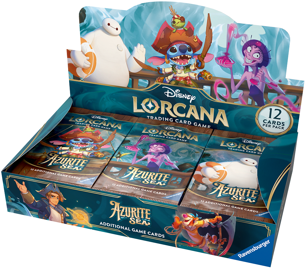 Disney Lorcana TCG: Azurite Sea - Booster Box (24 packs)