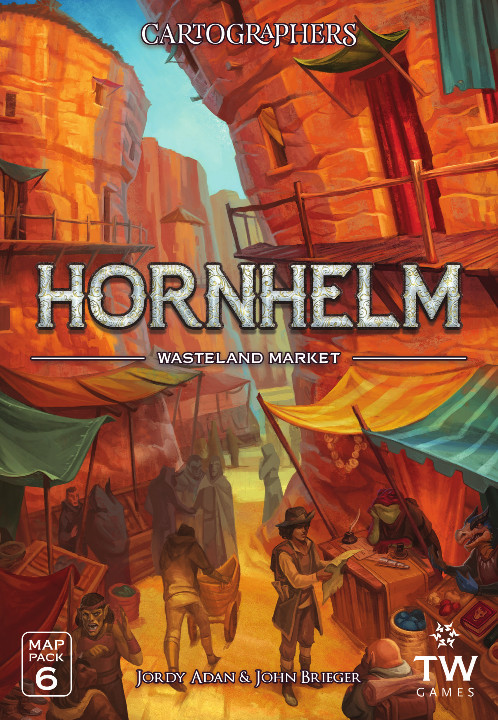 Cartographers: Heroes - Map Pack #6: Hornhelm, Wasteland Market