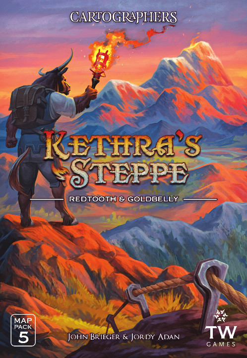 Cartographers: Heroes - Map Pack #5: Kethra's Steppe, Redtooth & Goldbelly