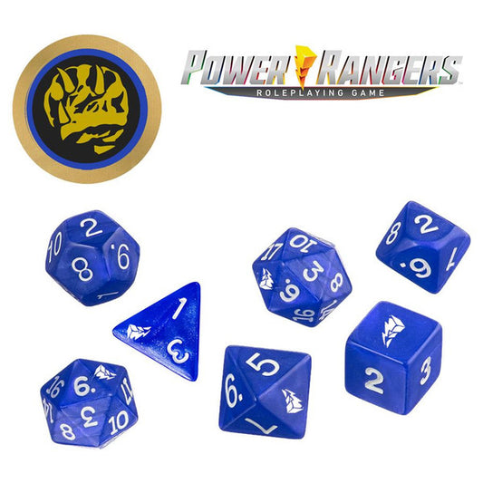 Power Rangers: Roleplaying Game - Blue Ranger Dice Set