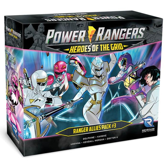 (BSG Certified USED) Power Rangers: Heroes of the Grid - Ranger Allies Pack #3