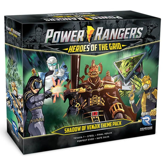 (BSG Certified USED) Power Rangers: Heroes of the Grid - Shadow of Venjix Theme Pack