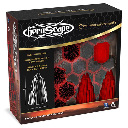 Heroscape: Terrain System - The Lava Fields of Valhalla