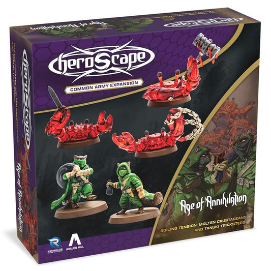 Heroscape: Age of Annihilation - Boiling Tension: Molten Crustaceans & Tanuki Tricksters