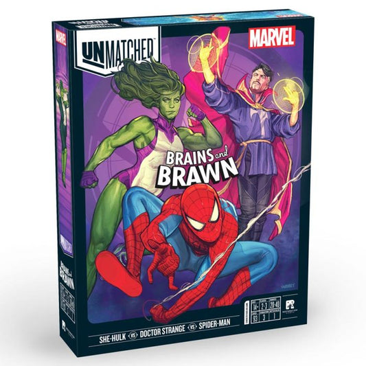 (BSG Certified USED) Unmatched: Marvel - Brains and Brawn