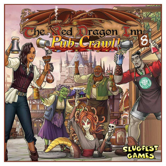 (BSG Certified USED) Red Dragon Inn - #8: Pub Crawl (stand alone and expansion)