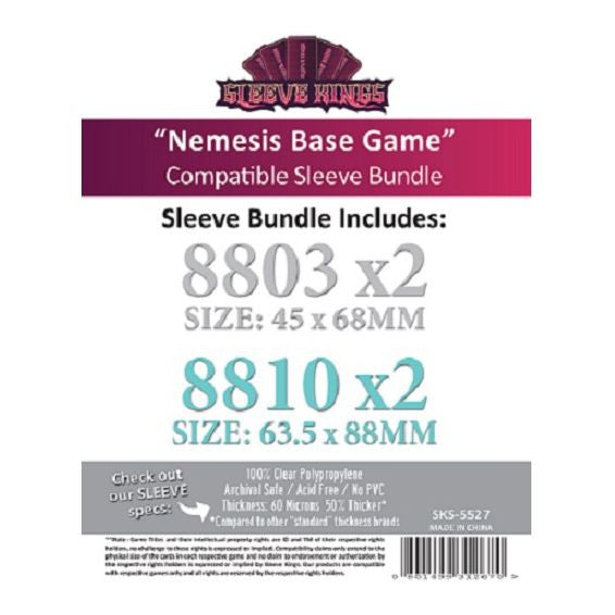 Sleeve Kings - Nemesis Base Game Compatible Sleeve Bundle (440 sleeves)