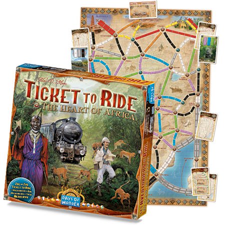 (BSG Certified USED) Ticket to Ride - Africa: Map Collection #3