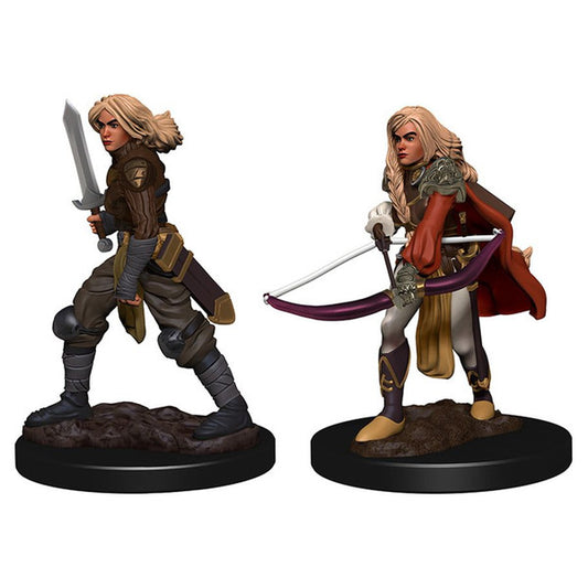 Pathfinder: Deep Cuts Unpainted Miniatures - Human Female Fighter (72597)