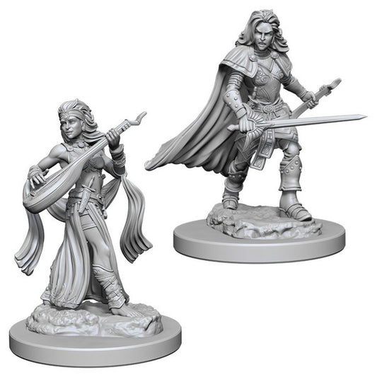 Pathfinder: Deep Cuts Unpainted Miniatures - Human Female Bard