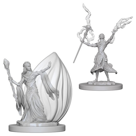 Nolzur's Marvelous Unpainted Miniatures - Elf Female Wizard