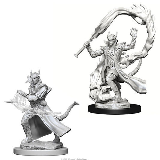 Nolzur's Marvelous Unpainted Miniatures - Tiefling Male Sorcerer