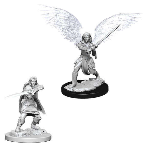 Nolzur's Marvelous Unpainted Miniatures - Female Aasimar Fighter