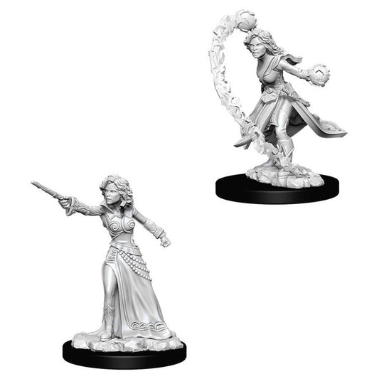 Pathfinder: Deep Cuts Unpainted Miniatures - Human Female Wizard