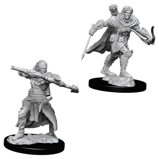 Pathfinder: Deep Cuts Unpainted Miniatures - Half-Elf Male Fighter