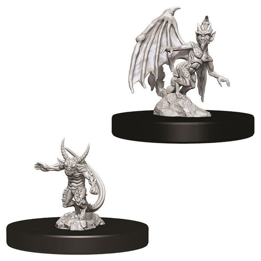 Nolzur's Marvelous Unpainted Miniatures - Quasit & Imp