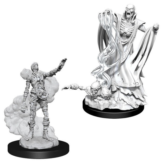 Nolzur's Marvelous Unpainted Miniatures - Lich & Mummy Lord