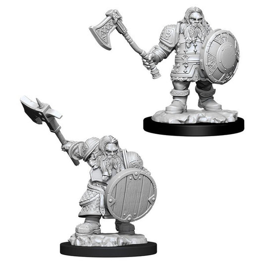 Nolzur's Marvelous Unpainted Miniatures - Male Dwarf Fighter