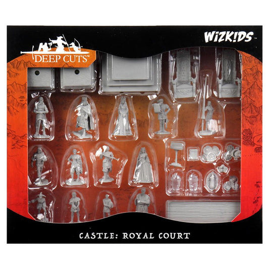 Wizkids: Deep Cuts Unpainted Miniatures - Castle: Royal Court