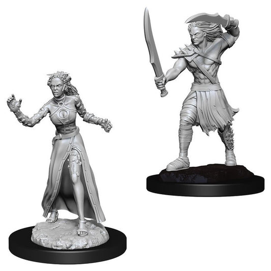 Magic: the Gathering Unpainted Miniatures - Vampire Lacerator & Vampire Hexmage