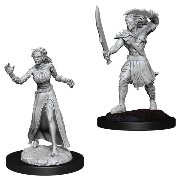 Magic: the Gathering Unpainted Miniatures - Vampire Lacerator & Vampire Hexmage